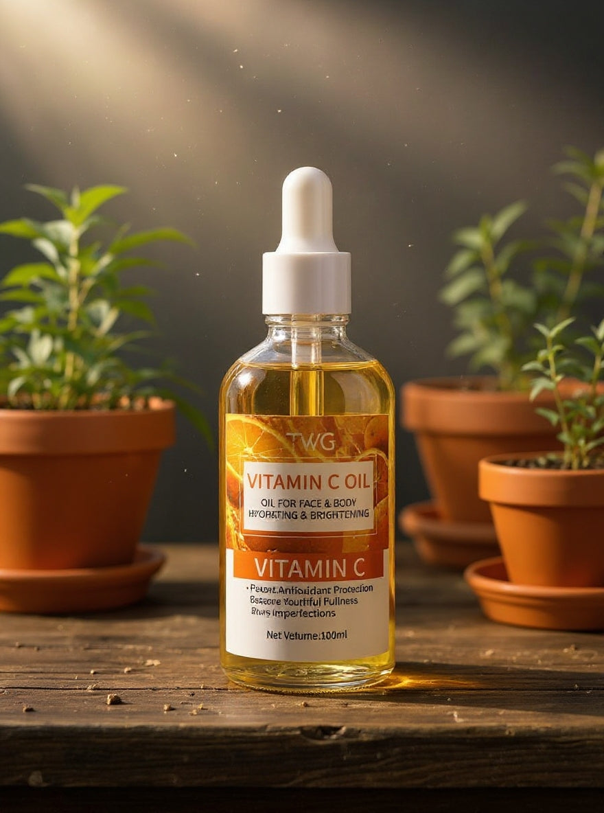 Huile Essentielle TWG à la Vitamine C 100ml Hydratante Éclaircissante✨✨✨