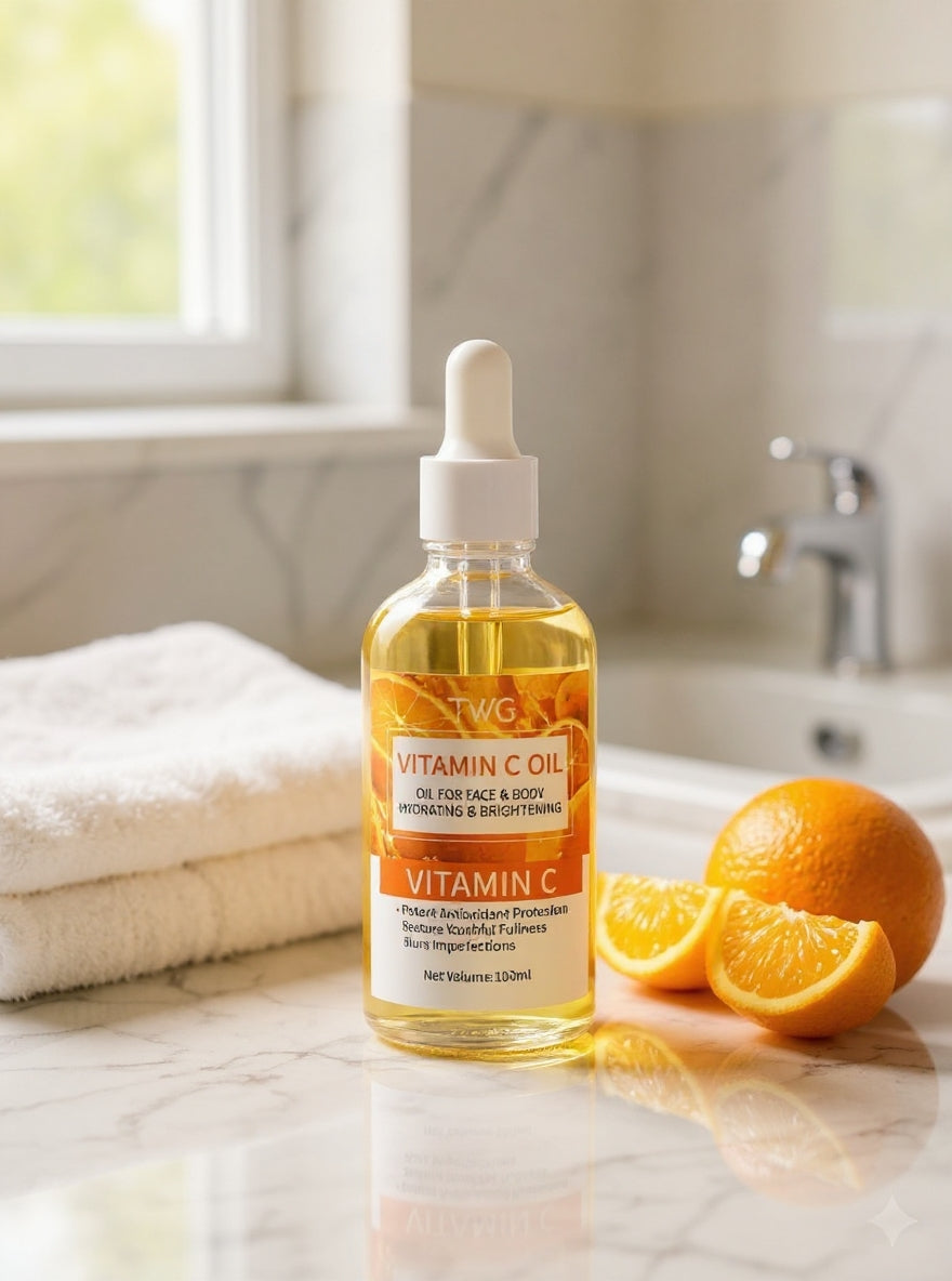 Huile Essentielle TWG à la Vitamine C 100ml Hydratante Éclaircissante✨✨✨