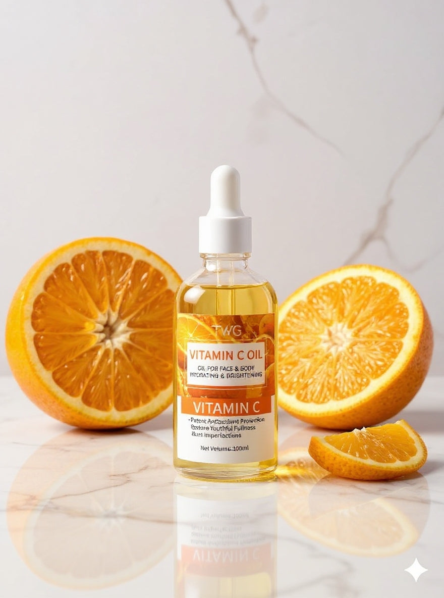Huile Essentielle TWG à la Vitamine C 100ml Hydratante Éclaircissante✨✨✨